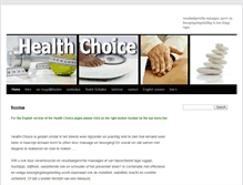 Tablet Screenshot of health-choice.nl